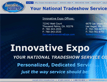 Tablet Screenshot of innovativeexpo.com